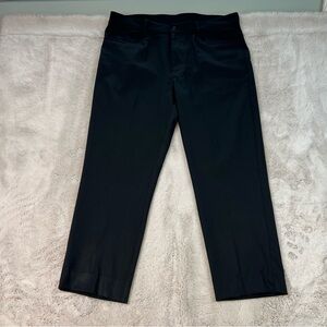 Callaway Black Dress Pants Mens Size 36x32 Golf Hemmed 27-28" Inseam